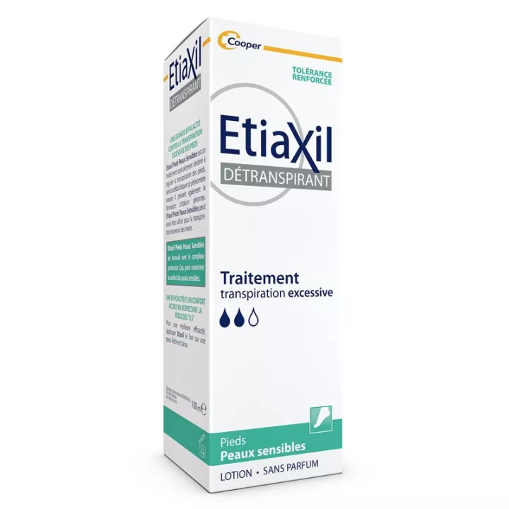 ETIAXIL PÉS détranspirante loção 100ml PELE SENSÍVEL