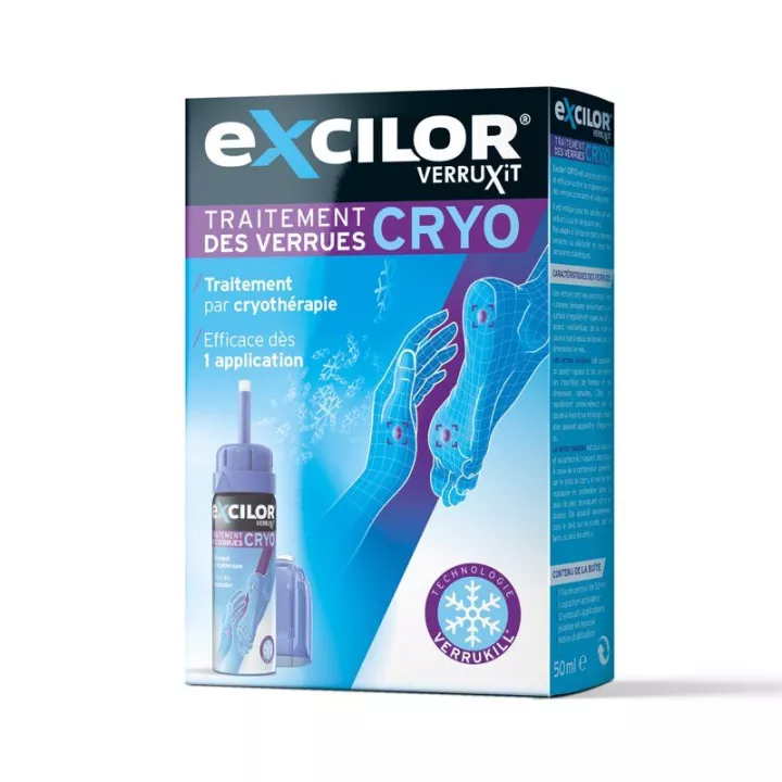 Verruxit warts feet hands cryotherapy Cooper