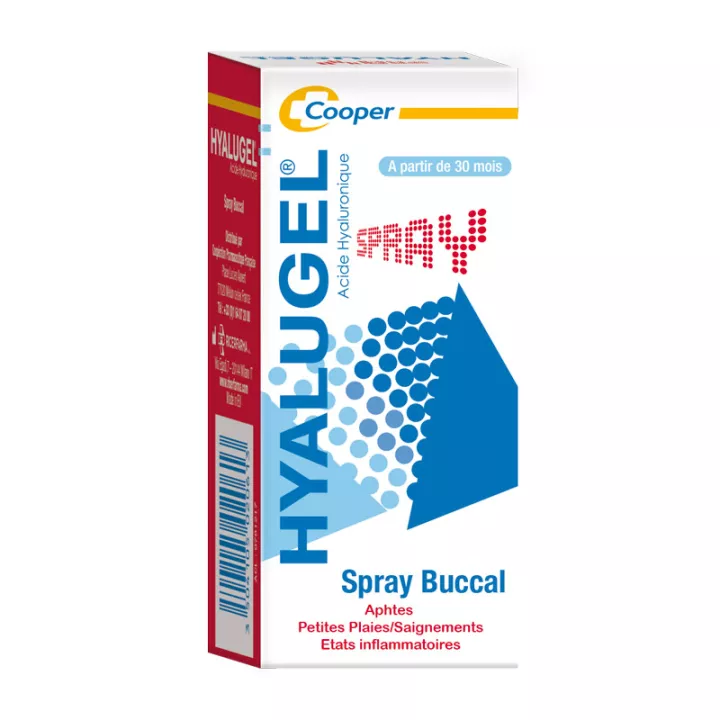 Hyalugel orale spray 20ML pijnlijke mond