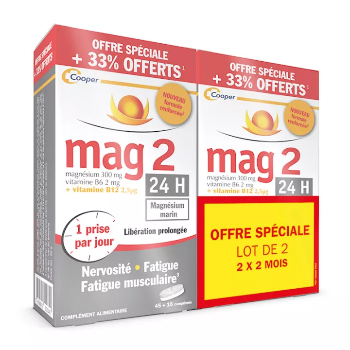 Compresse di magnesio marino MAG 2 24H