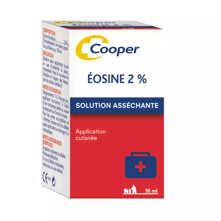 Eosina 2% Cooper solución secante 50ml