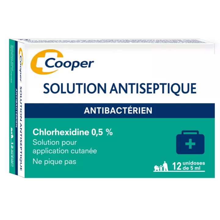 Solução de Clorexidina 0,5% Cooper 10 doses únicas