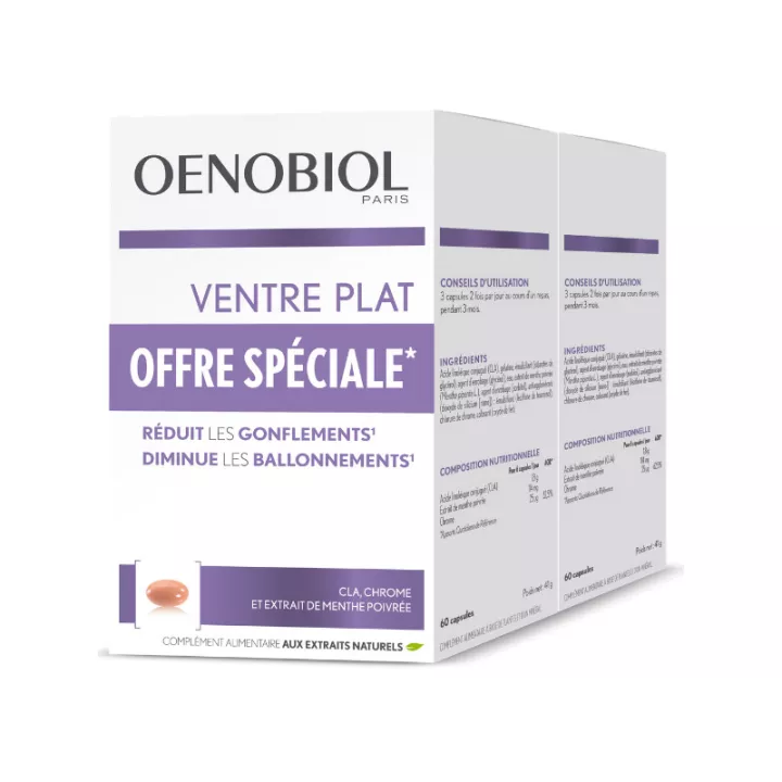 Oenobiol Women 45+ Flat Belly 2 x 60 capsules