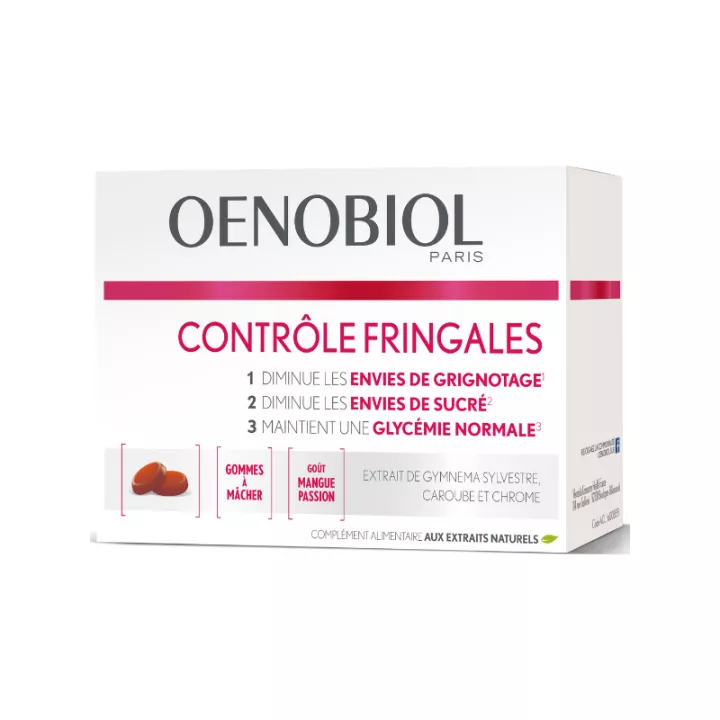 Oenobiol Contrôle fringales 50 Gommes à mâcher