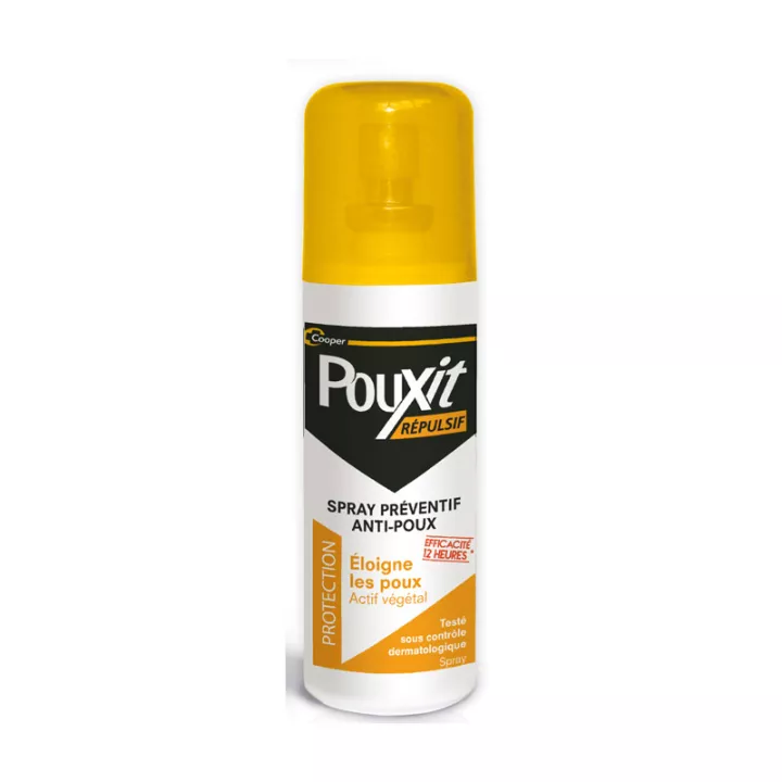 Pouxit Répulsif Spray Préventif Anti Poux 75 ml