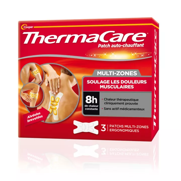 Thermacare multizona riscaldamento Patch scatola di 3