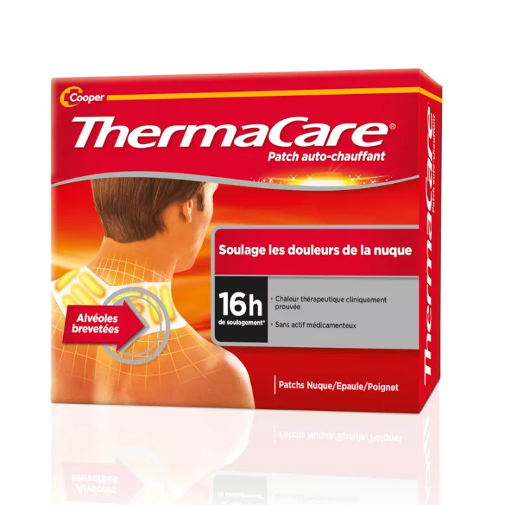 ThermaCare hombro / cuello / muñeca 6 analgésicos calefacción parches