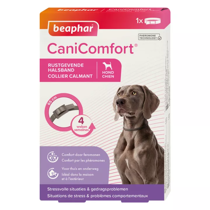 Beaphar Canicomfort Beruhigungshalsband mit Pheromonen für Hunde