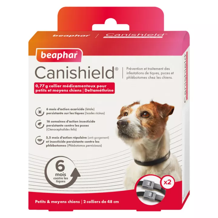 Ошейник Beaphar Canishield 0,77 г для маленьких и средних собак