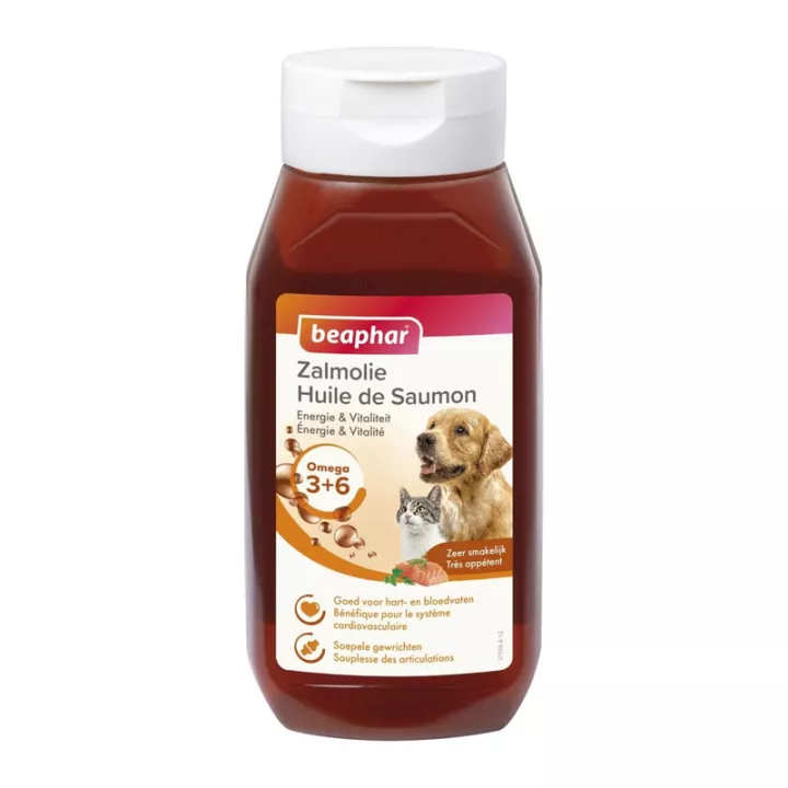 Beaphar Aceite de salmón para perros y gatos 430ml