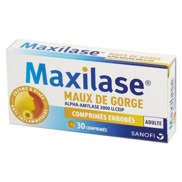 TABLETAS PARA EL DOLOR DE GARGANTA Maxilase