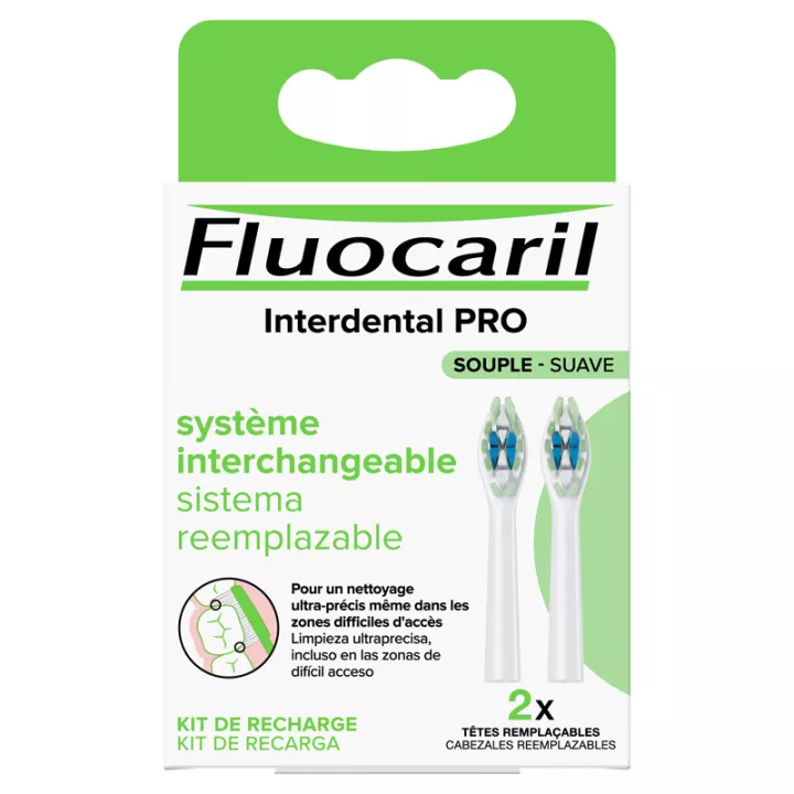 Fluocaril replaceable head x2*