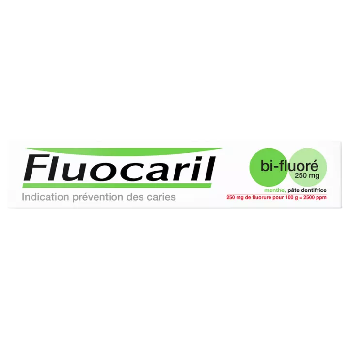 Fluocaril bifluorado 250 mg creme dental com menta 125 ml