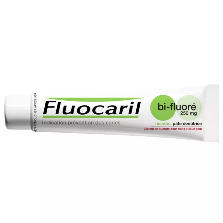 Fluocaril Bi-Fluorado 250 mg Pasta de dientes de menta 125 ml