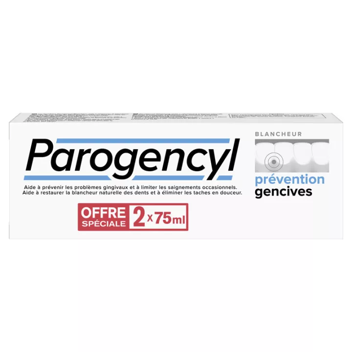 Parogencyl Dentifrice Prévention Gencive Blancheur 75ml
