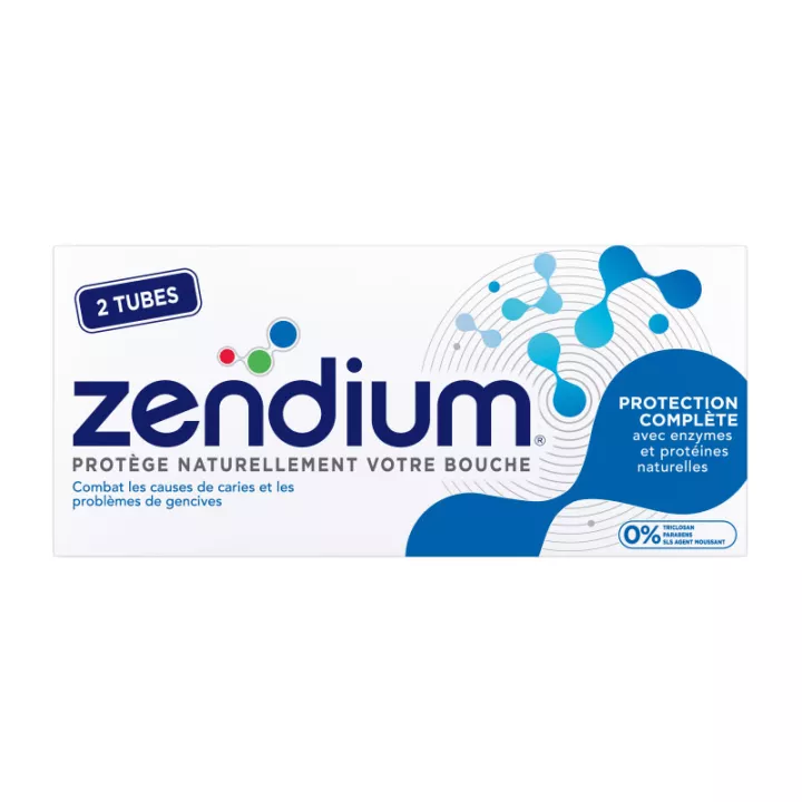 Protección de pasta de dientes Zendium Correo electrónico y gomas dúo 2x75ml