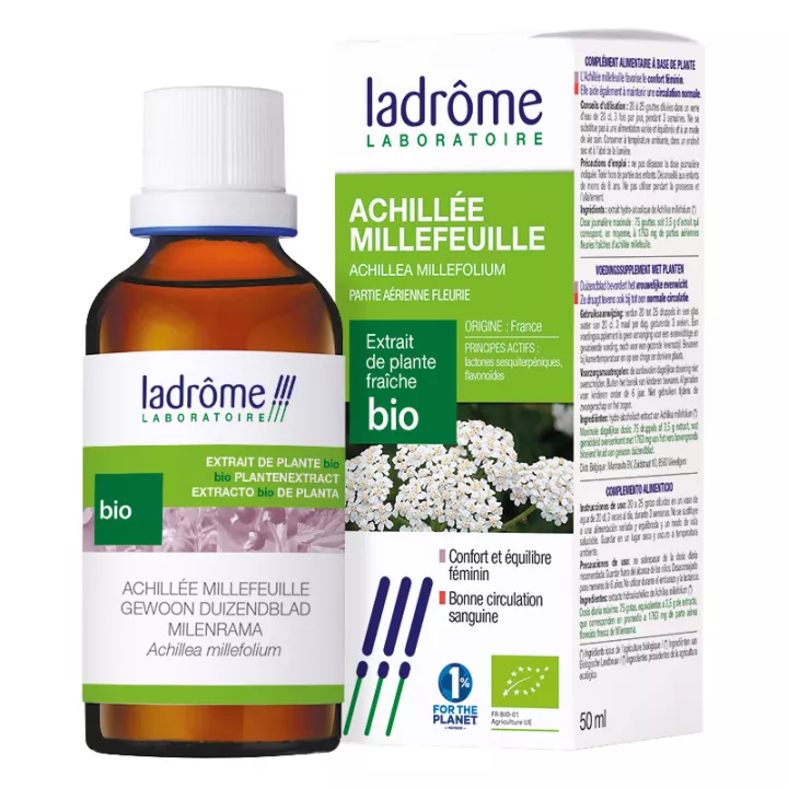 Ladrôme Organic Fresh Yarrow Plant Extracts 50ml