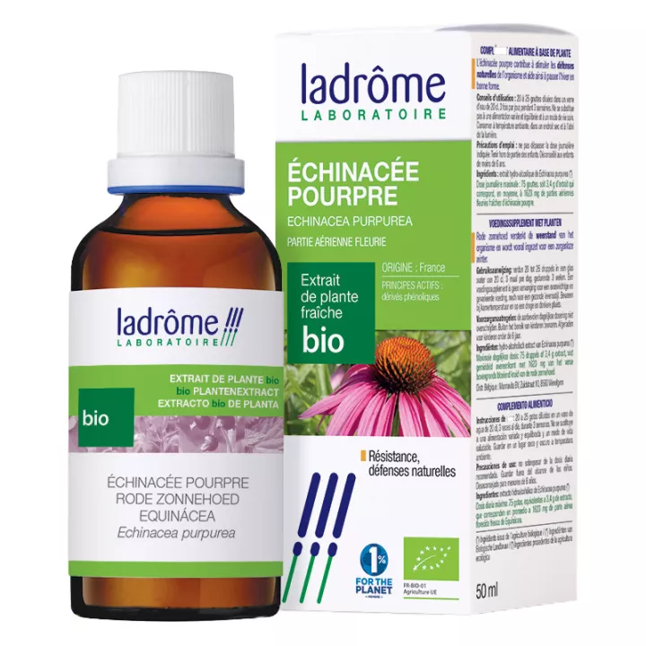 Ladrôme Estratti di piante fresche biologiche Echinacea viola