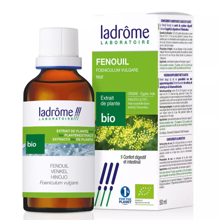 Ladrôme Organic Fennel Plant Extracts 50ml