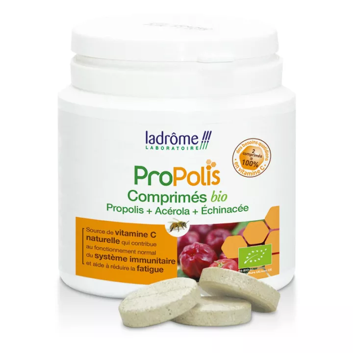 Ladrome Propolis Comprimés Bio Acerola Echinacea 40 tablets