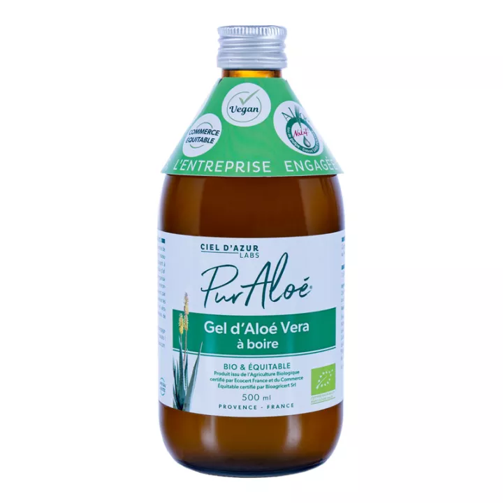 Pur'Aloe Aloe Vera Gel 500 ml Getränk oder 1 Liter