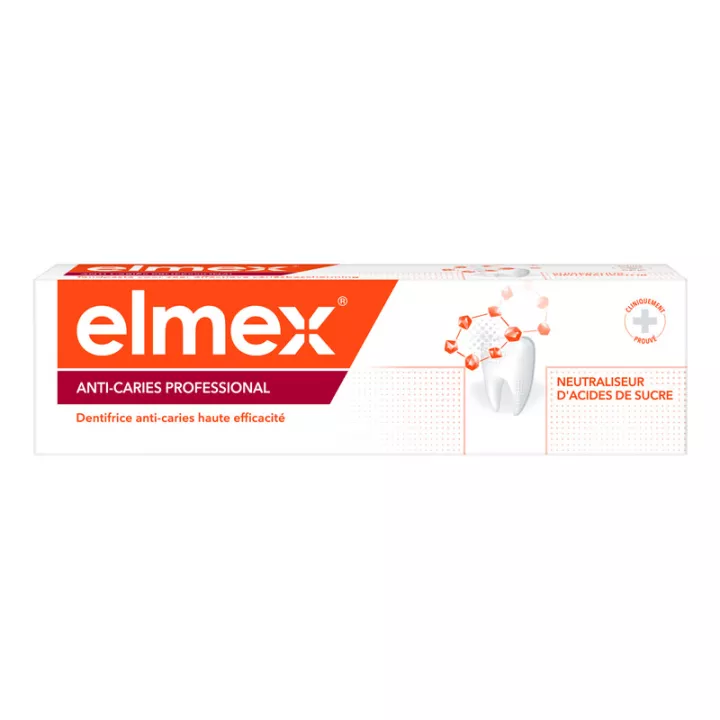 Tandpasta Elmex Anti-Cariës Professionele Fluor 75 ml