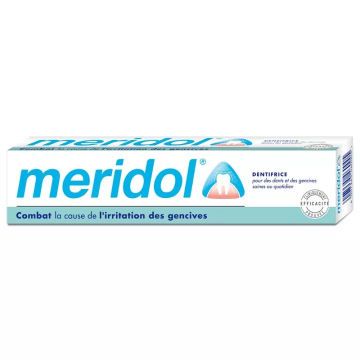 Creme dental MERIDOL para aliviar a irritação da gengiva