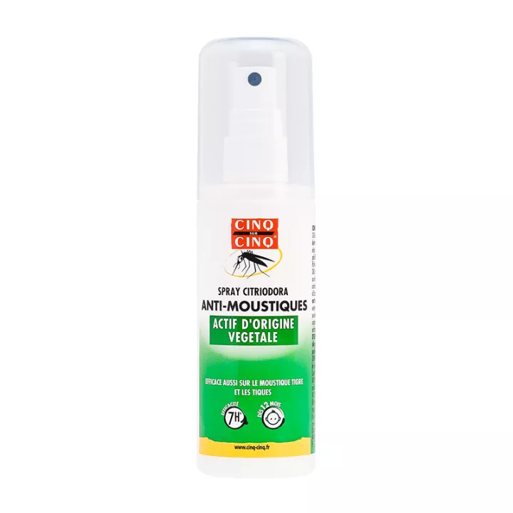 Cinq-sur-Cinq Spray Anti Moustique Citriodiol 100ml