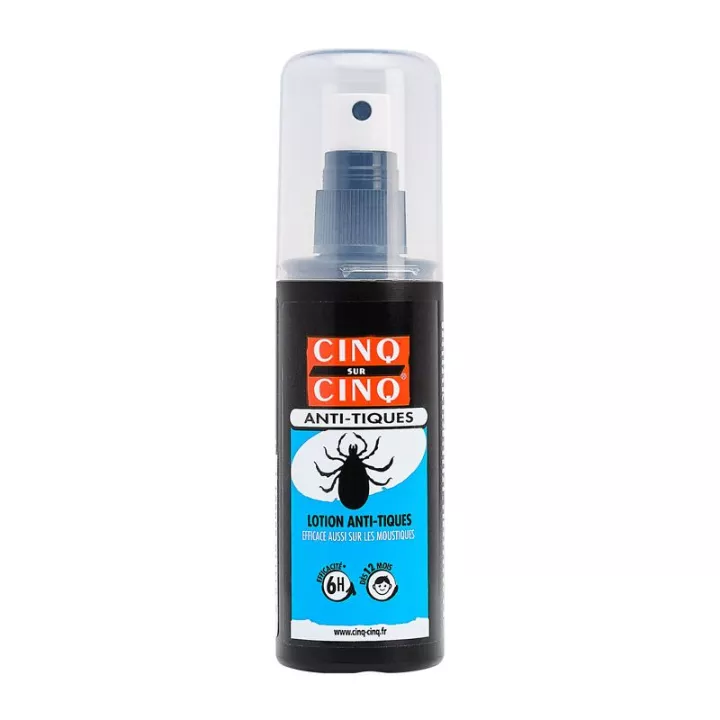 Cinq-sur-Cinq Spray Anti-tiques prévention piqûre 100ml