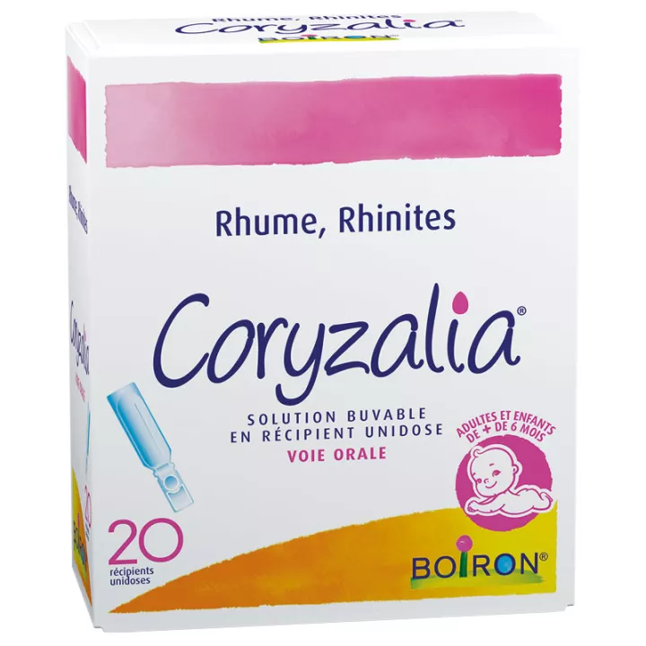 CORYZALIA 20 unidoses rhume enfants dés 6 mois