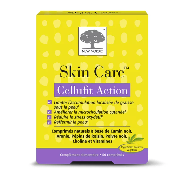 CUIDADO DE LA PIEL DE ACCIÓN CELLUFIT New Nordic 60 Vitalco tabletas