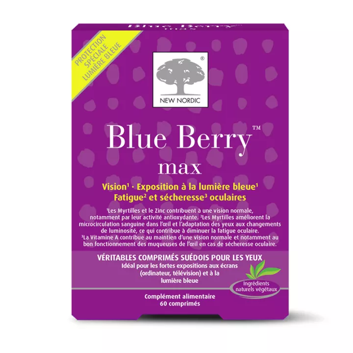 New Nordic Blueberry Max Augenmüdigkeit 60 Tabletten