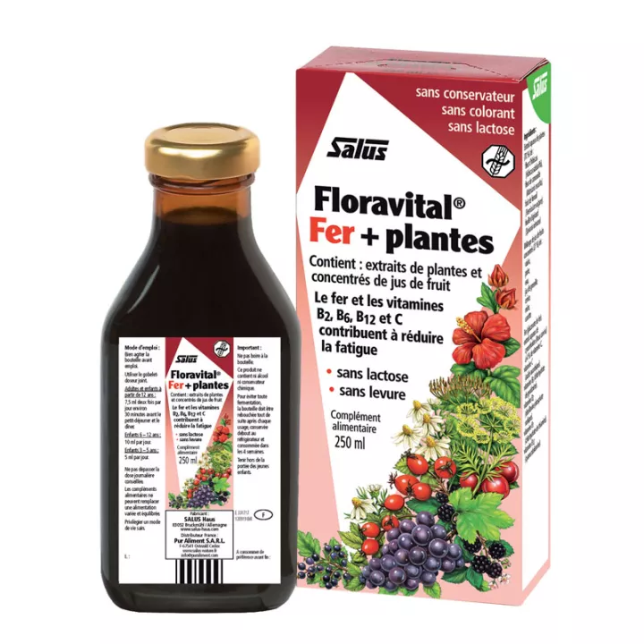 Salus Floradix Floravital Hefefrei 250ml