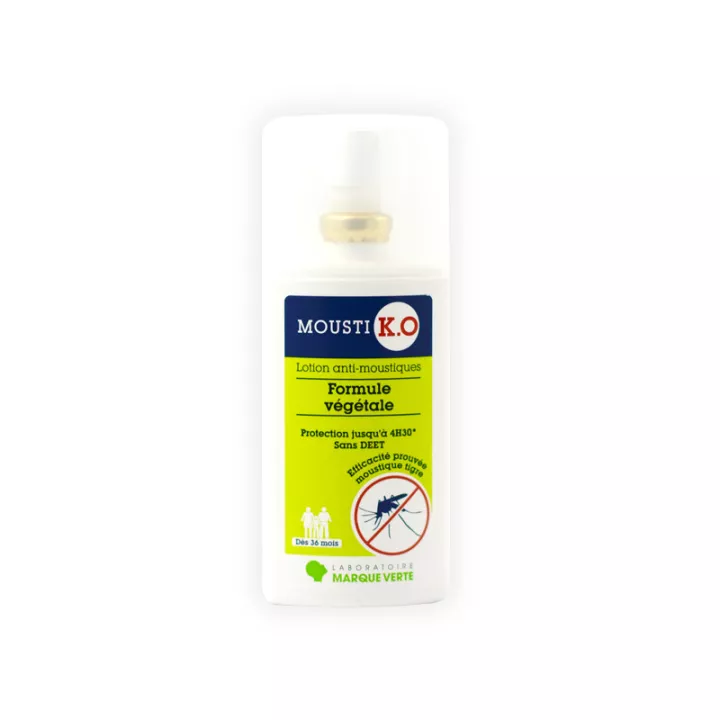 MOUSTI K.O Lotion répulsive moustique formule végétale 75ml