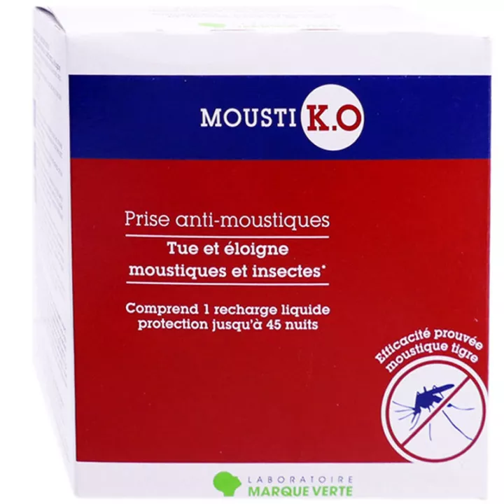 MOUSTI KO Diffusore elettrico repellente insetti volanti