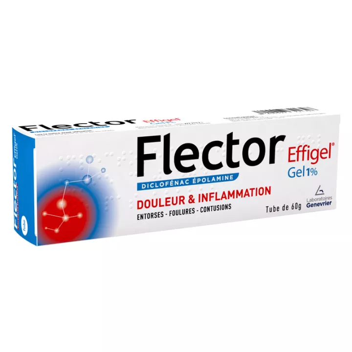 FLECTOR EFFIGEL 1 POURCENT GEL DICLOFÉNAC ÉPOLAMINE TUBE 60G