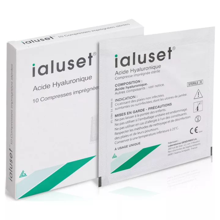 Ialuset 10 Пропитанные компрессы