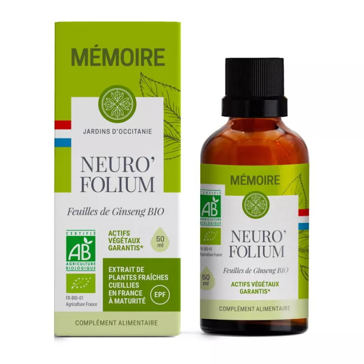 Jardins d'occitanie Neuro Folium ERF Bio 50 мл