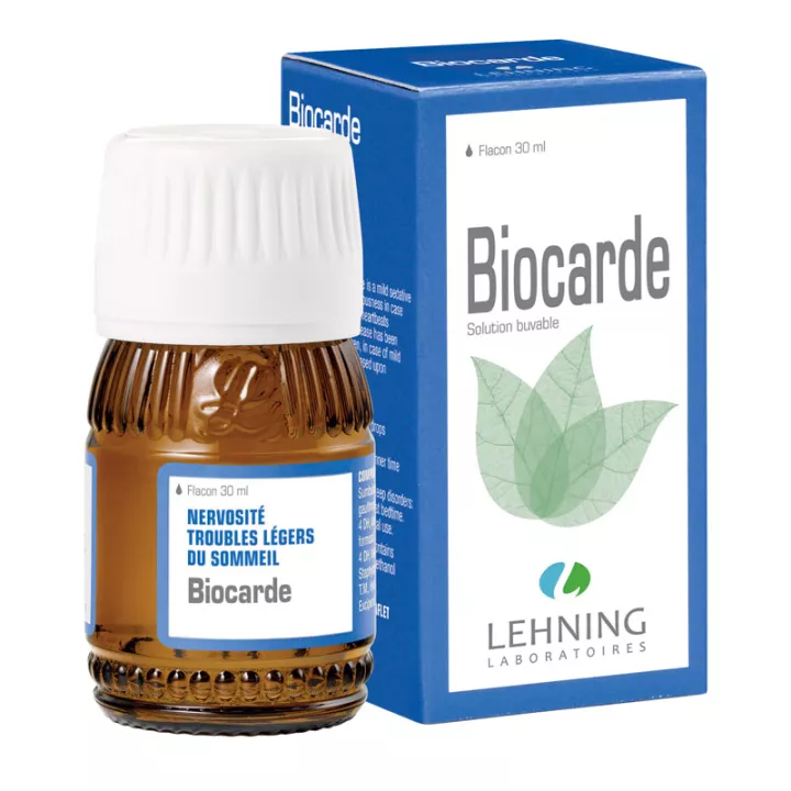 BIOCARDE palpitaciones SOLUCIÓN ORAL 30ML LEHNING