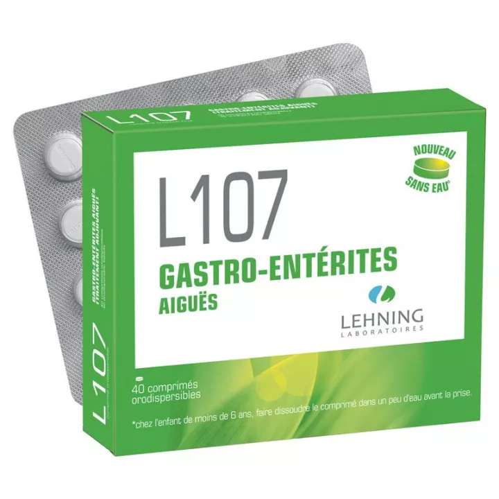 L107 Gastroenteritis LEHNING 40 orodispersible tablets