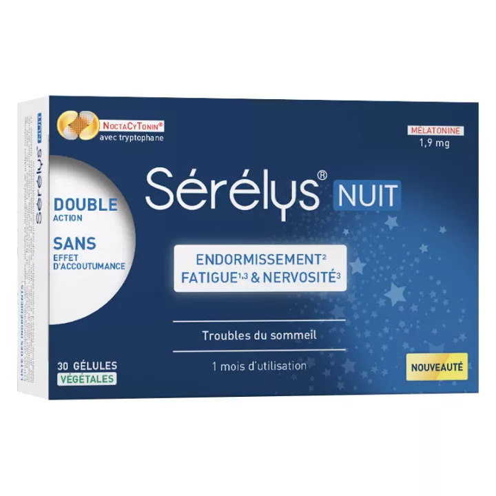 Sérélys Nuit Trouble du sommeil 30 gélules