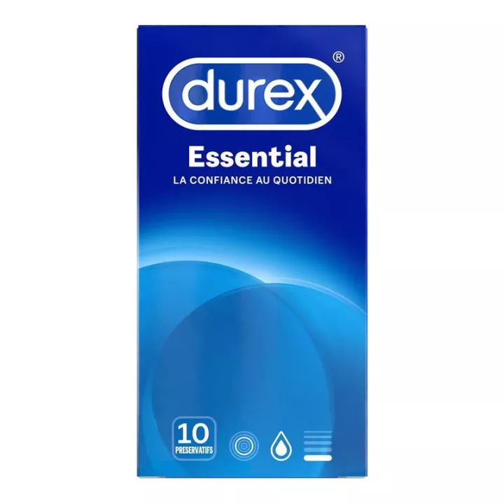 Durex Préservatif ESSENTIAL Boite de 10