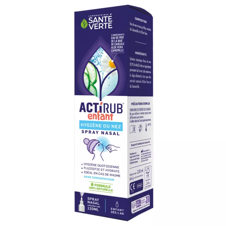 Santé Verte Actirub Child Hygiene of the Nose Nasal Spray 120ml