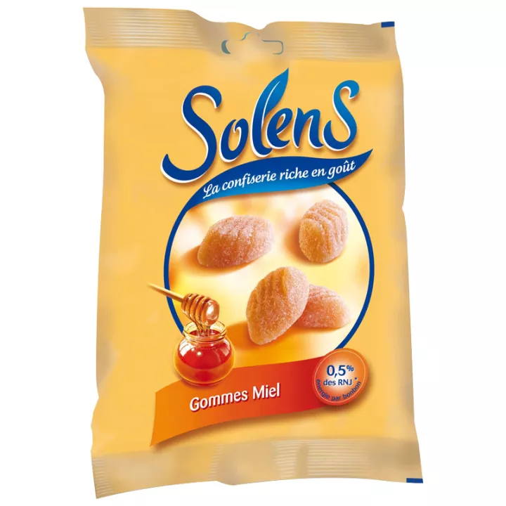 SOLENS BONBON MIEL SUCRE SACHET DE 100