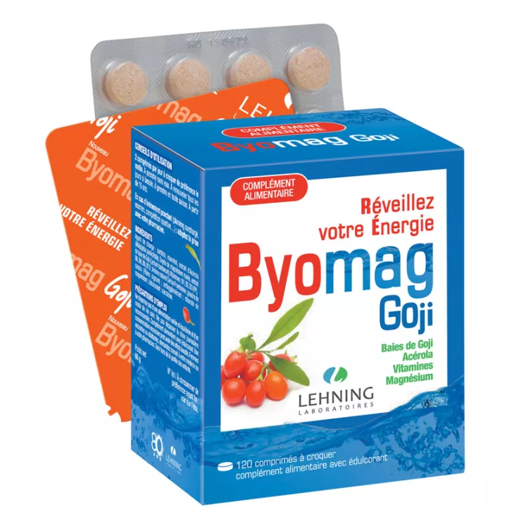 Byomag Goji 120 tabletas energéticas Lehning