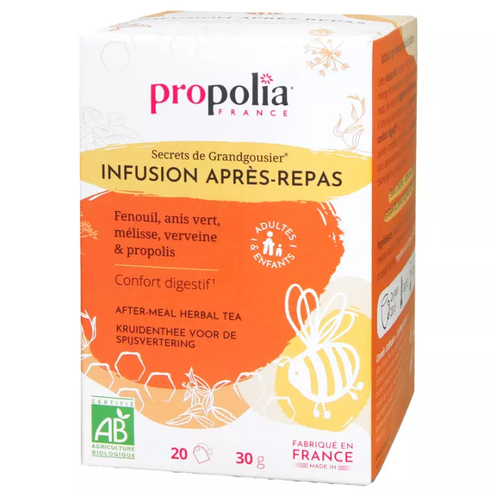 Propolia Organic After Meal Infusion Digestive Comfort 20 sachês