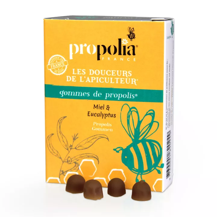 Propolia-Gummi aus Propolis-Honig und Eukalyptus