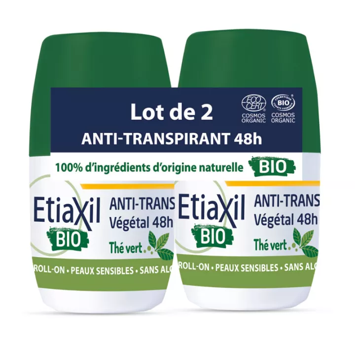 Etiaxil organic thé vert Déodorant 48H Roll-on /50ml