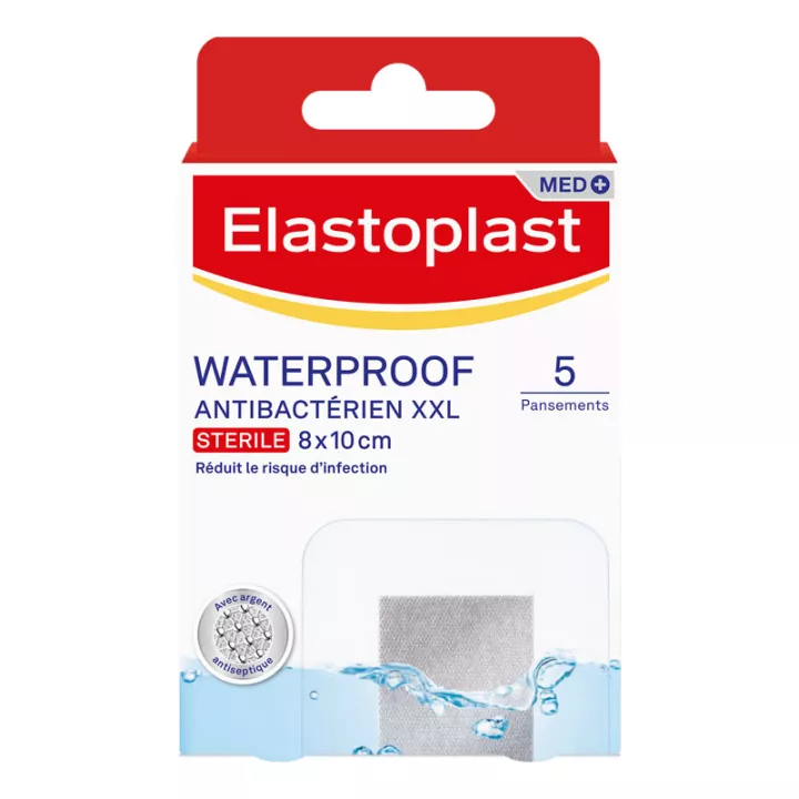 Elastoplast Waterproof XXL 5 пластырей 10 x 8 см