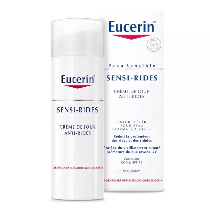 Eucerin Sensi-Arrugas Cuidado Antiarrugas Día 50 ml de líquido